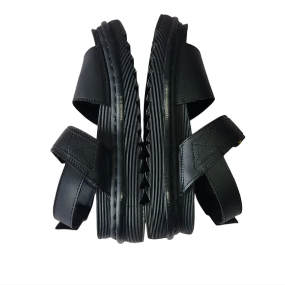 Dr Martens Vass Hydro Chunky Black Sandals with Adjustable Straps - Picture 3 of 14